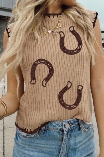 Horseshoe Sweater Vest